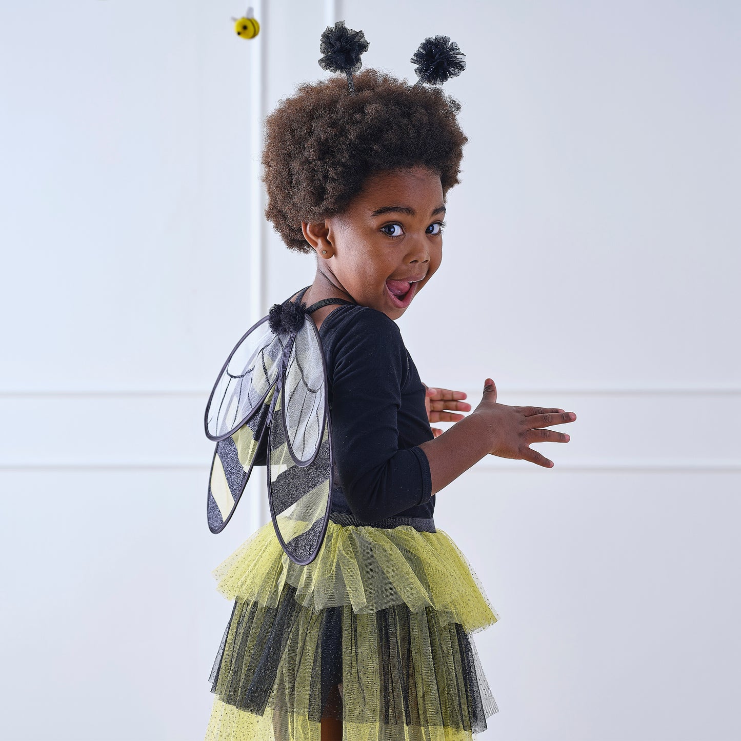 Black and Yellow Bumble Bee Costume - Ages 3-5