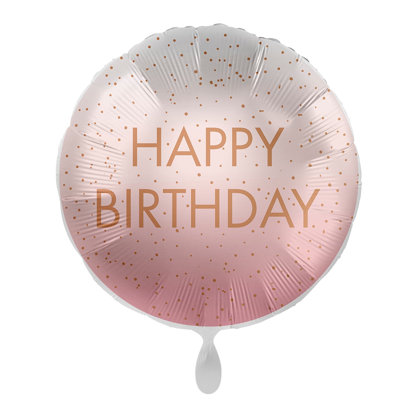 Rose Gold Ombre Happy Birthday Balloon