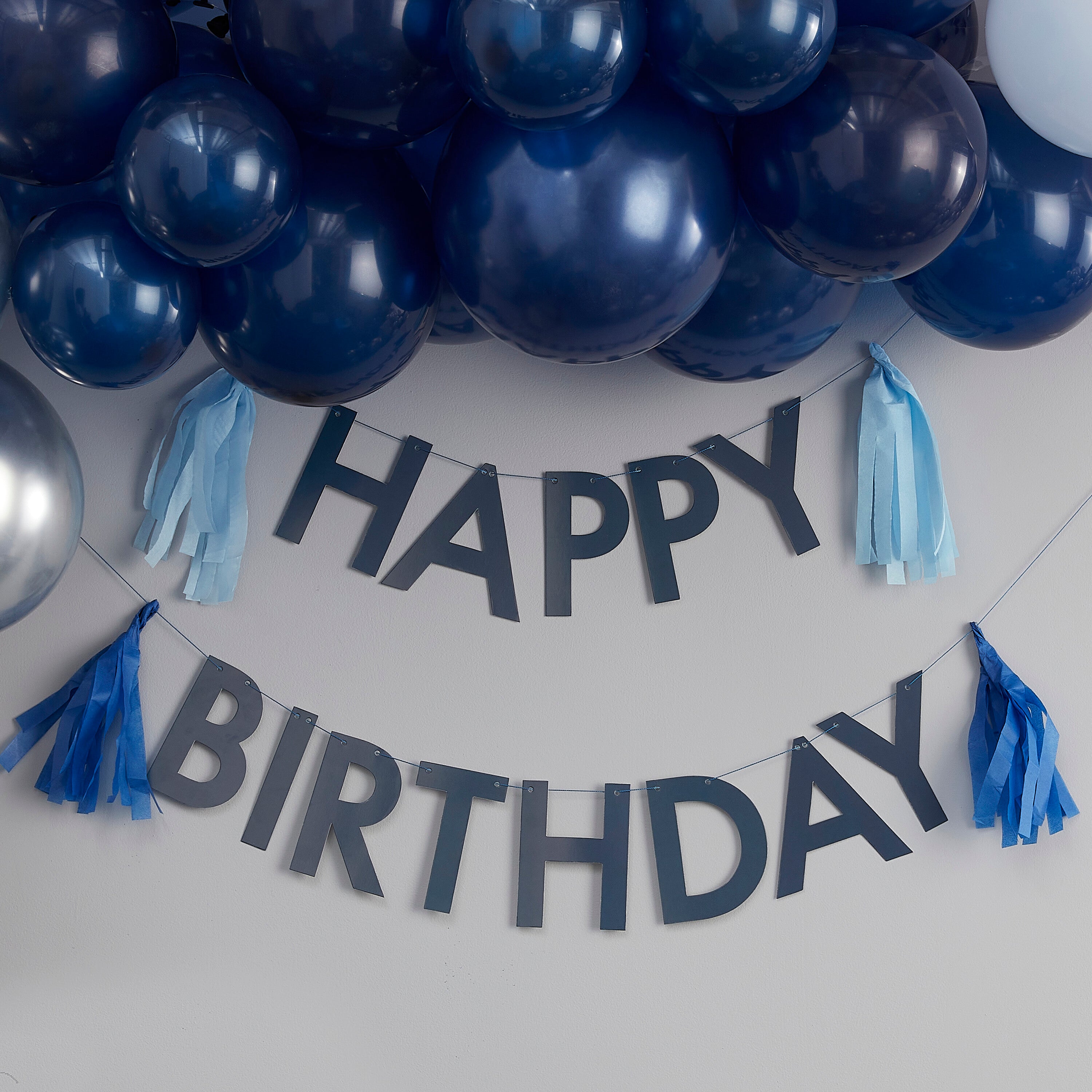 Striscione Compleanno Festone Carta Scritta Happy Birthday Banner Colorato Bandi