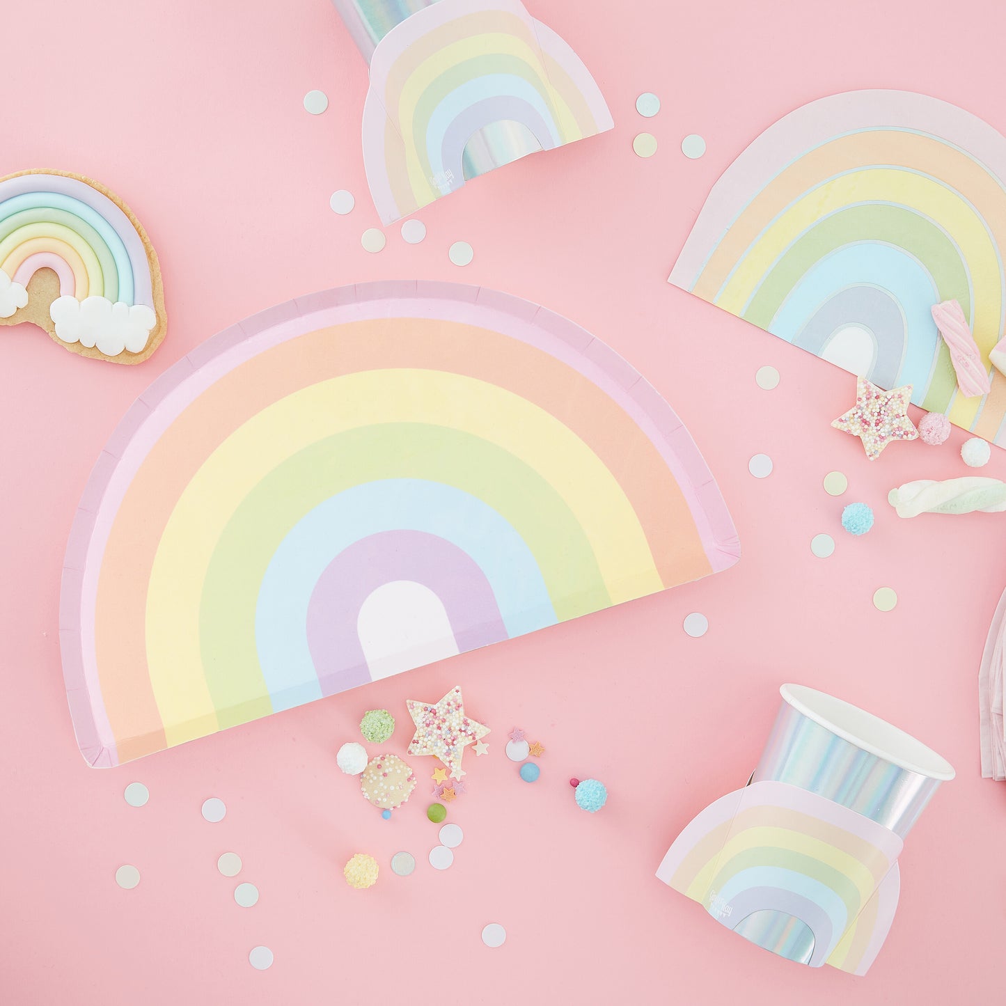 Pastel Rainbow Napkins
