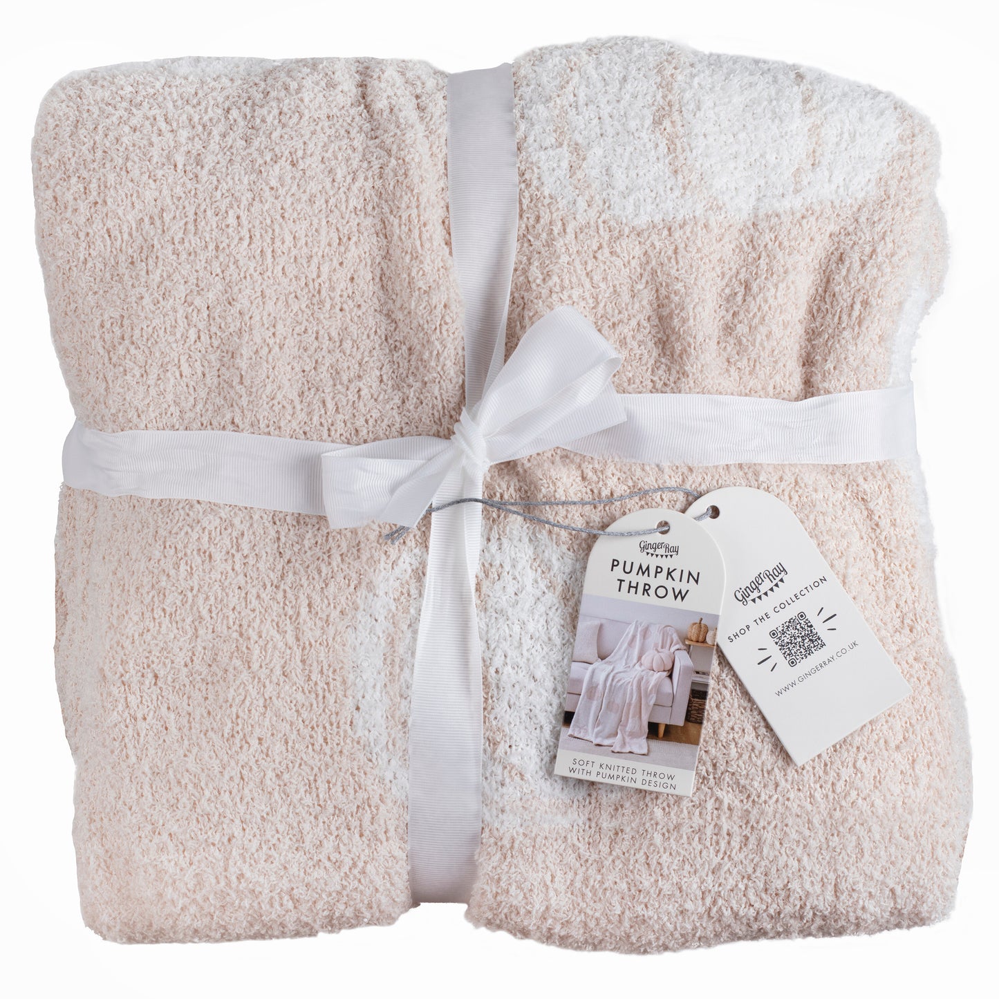 Cream Pumpkin Blanket