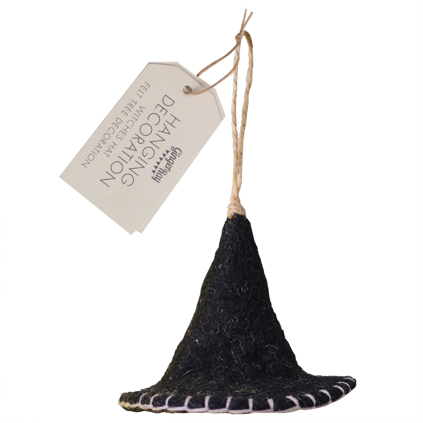 Felt Witches Hat Halloween Tree Decoration