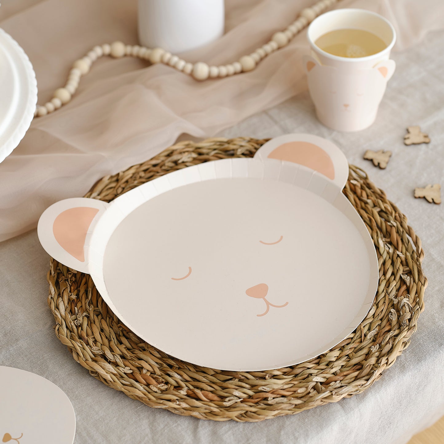 Teddy Bear Baby Shower Tableware Kit