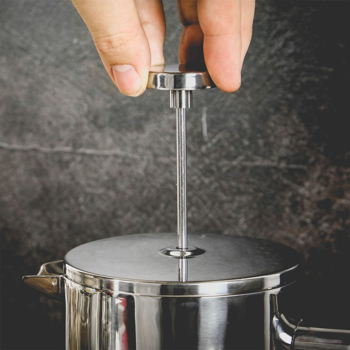 French Press Cafetiere Steel Coffee Maker 1500ml | M&W	
