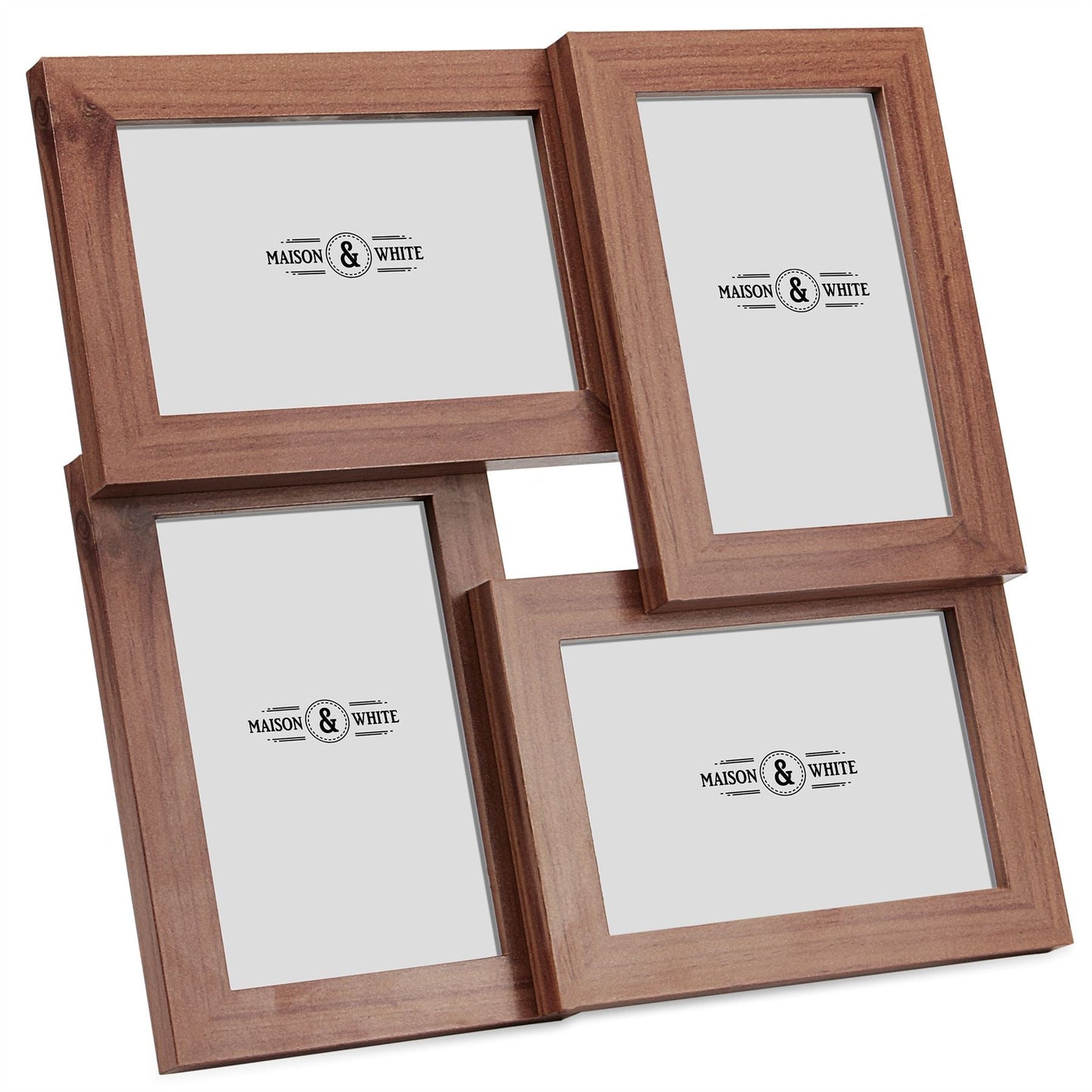 Multi Picture Aperture 6" x 4" Photo Frame Wood | M&W	