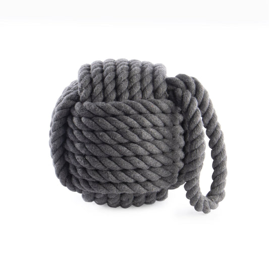 Rope Knot Door Stop Grey | M&W	