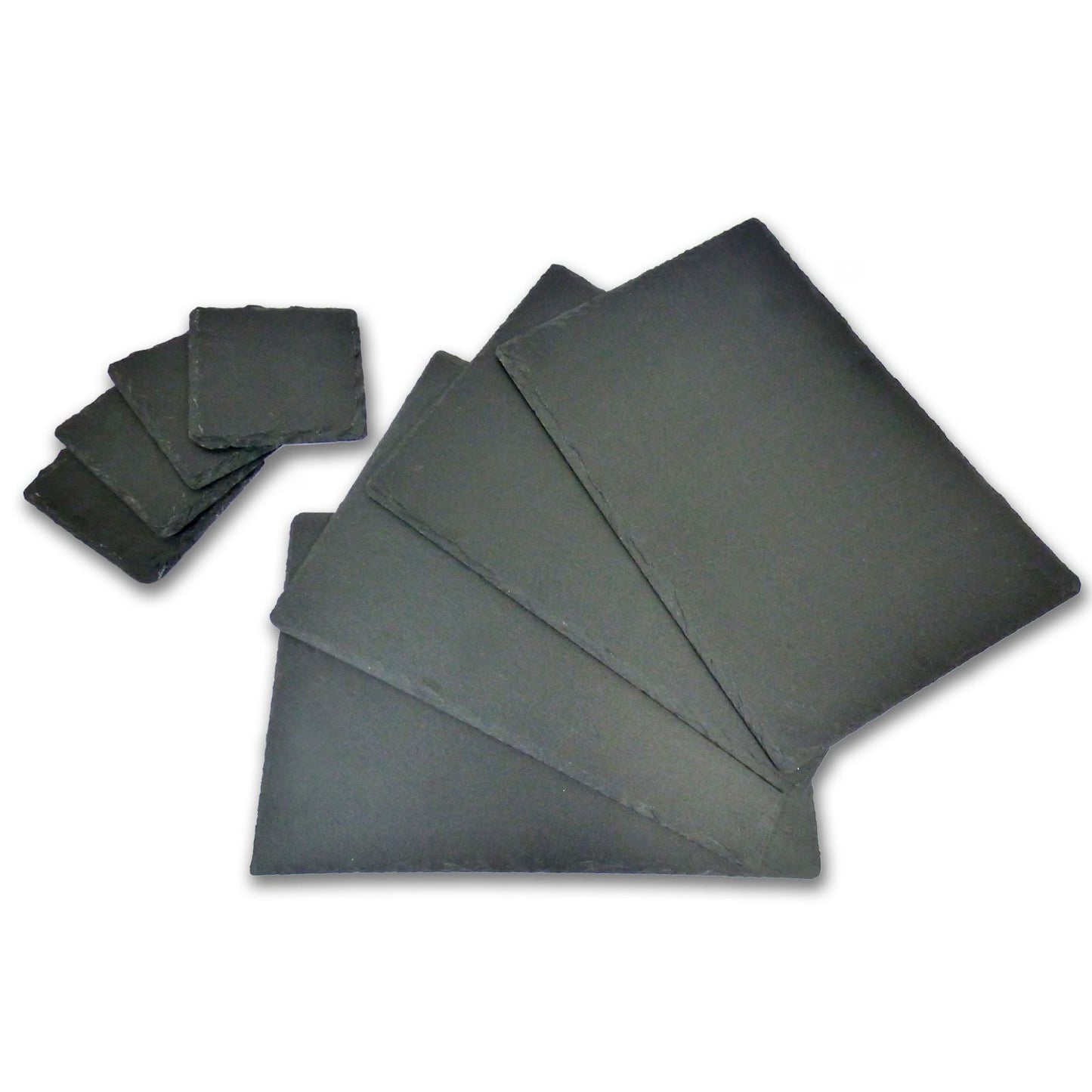 Natural Slate Placemats & Coasters - 16pc | M&W	