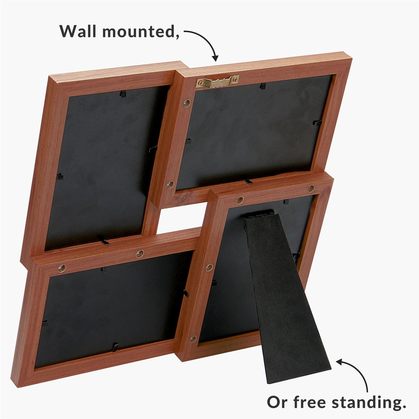 Multi Picture Aperture 6" x 4" Photo Frame Wood | M&W	