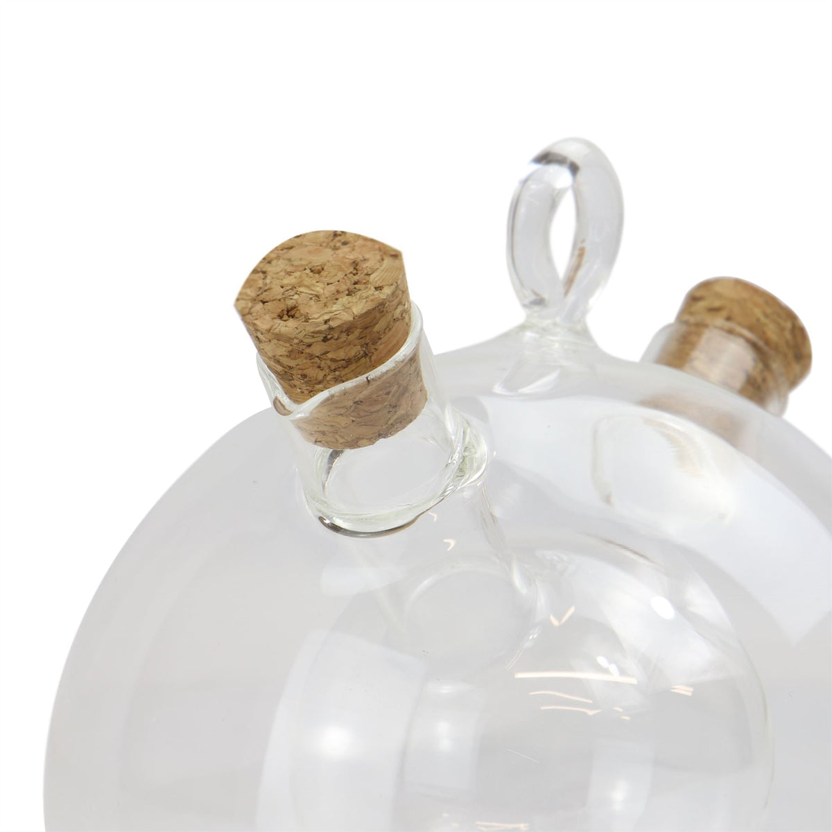 2 In 1 Oil & Vinegar Glass Dispenser Cruet | M&W	