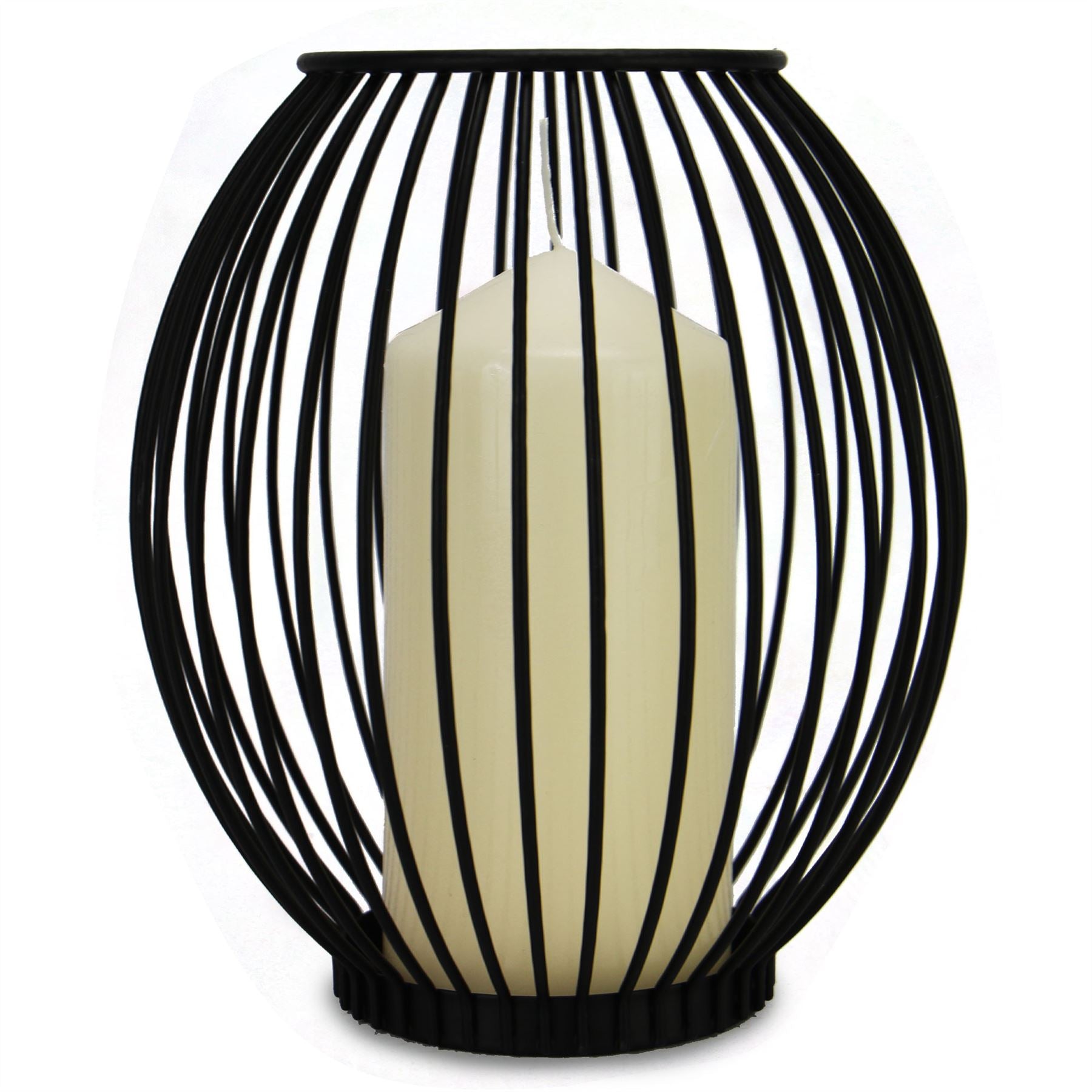 Cage Candle Holders - Set of 2 | M&W	