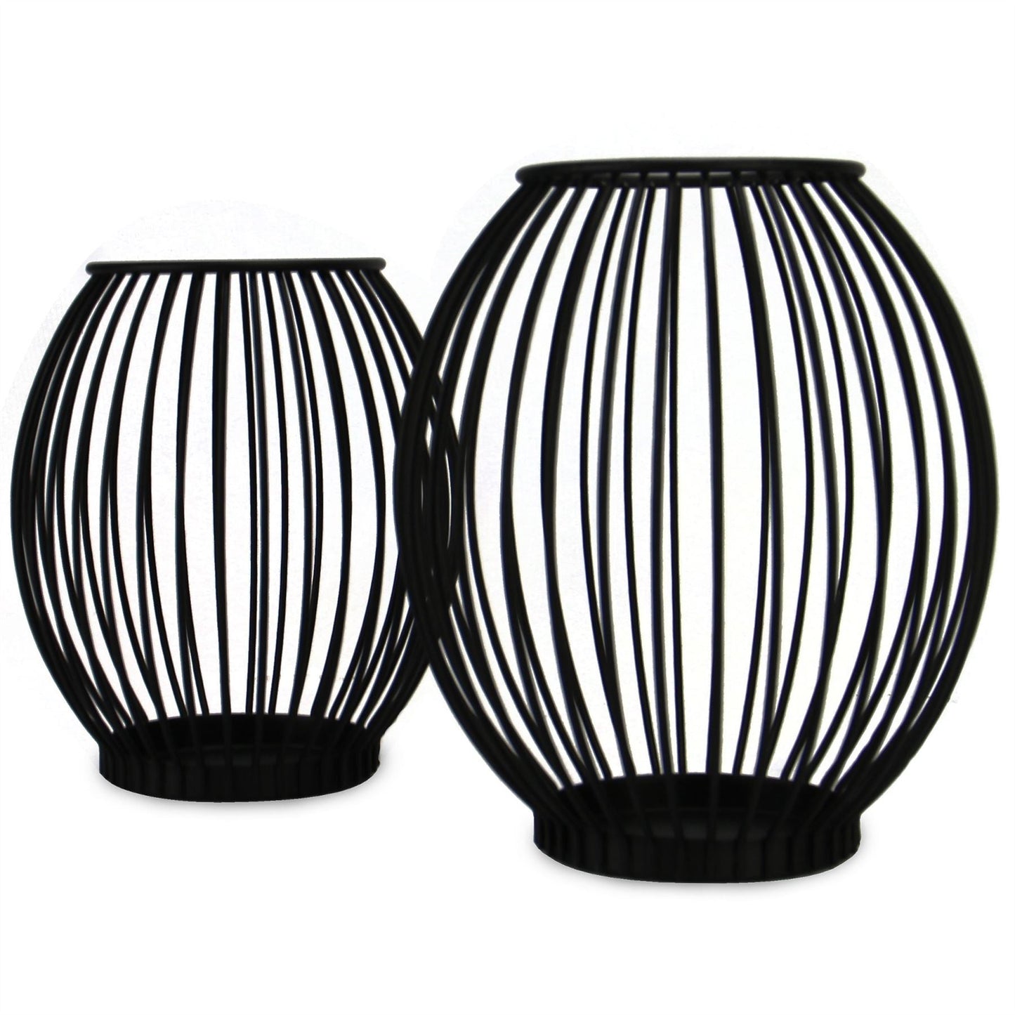 Cage Candle Holders - Set of 2 | M&W	