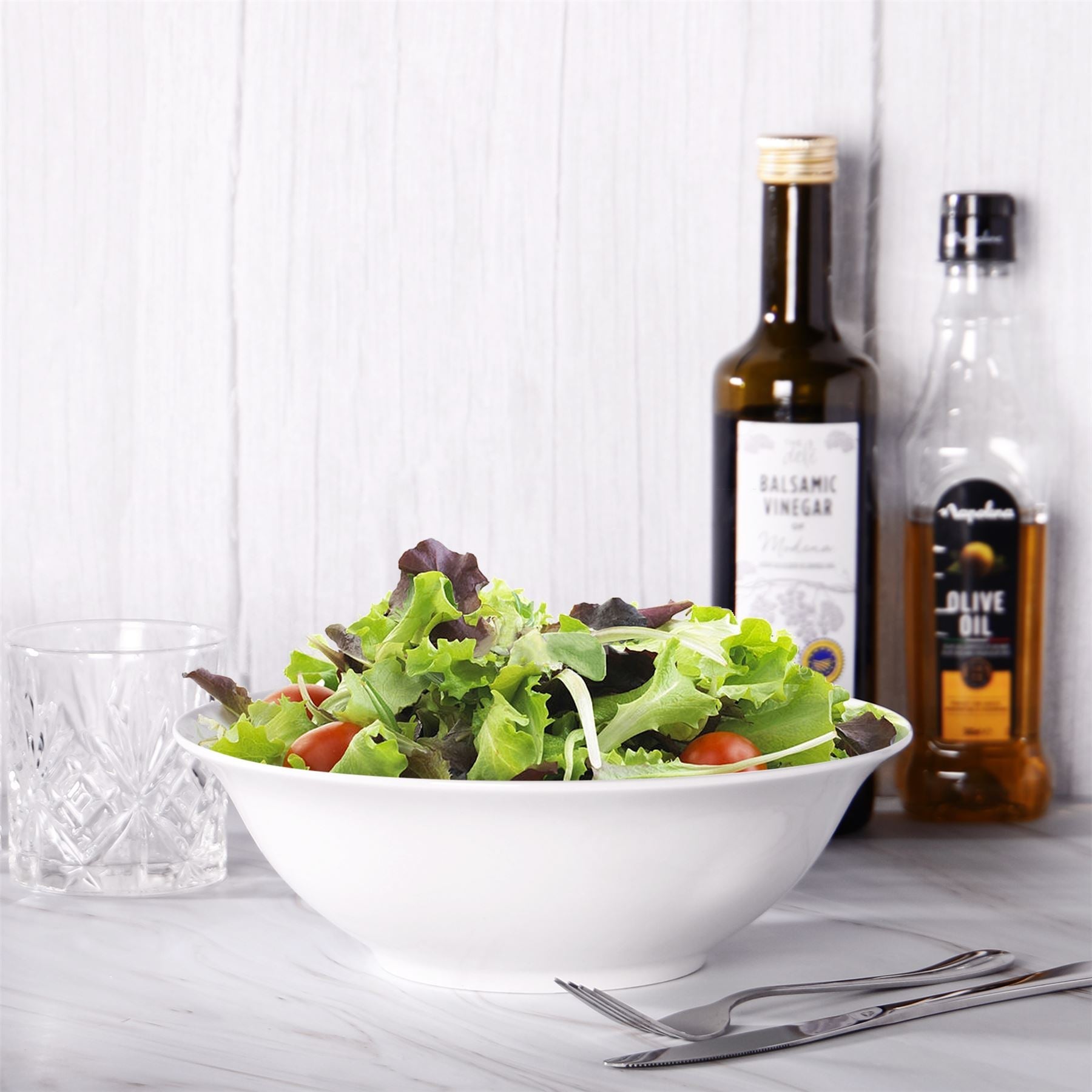 White Serving Bowls - Set of 4 | M&W	