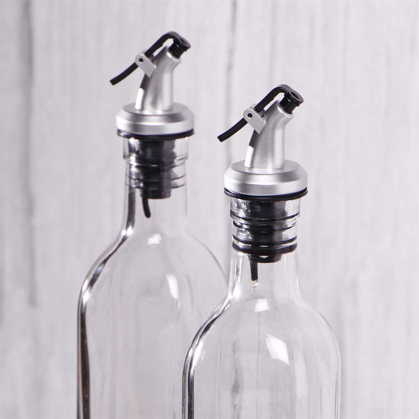 Oil and Vinegar Dispenser Bottles - 500ml Pack of 4 | M&W	