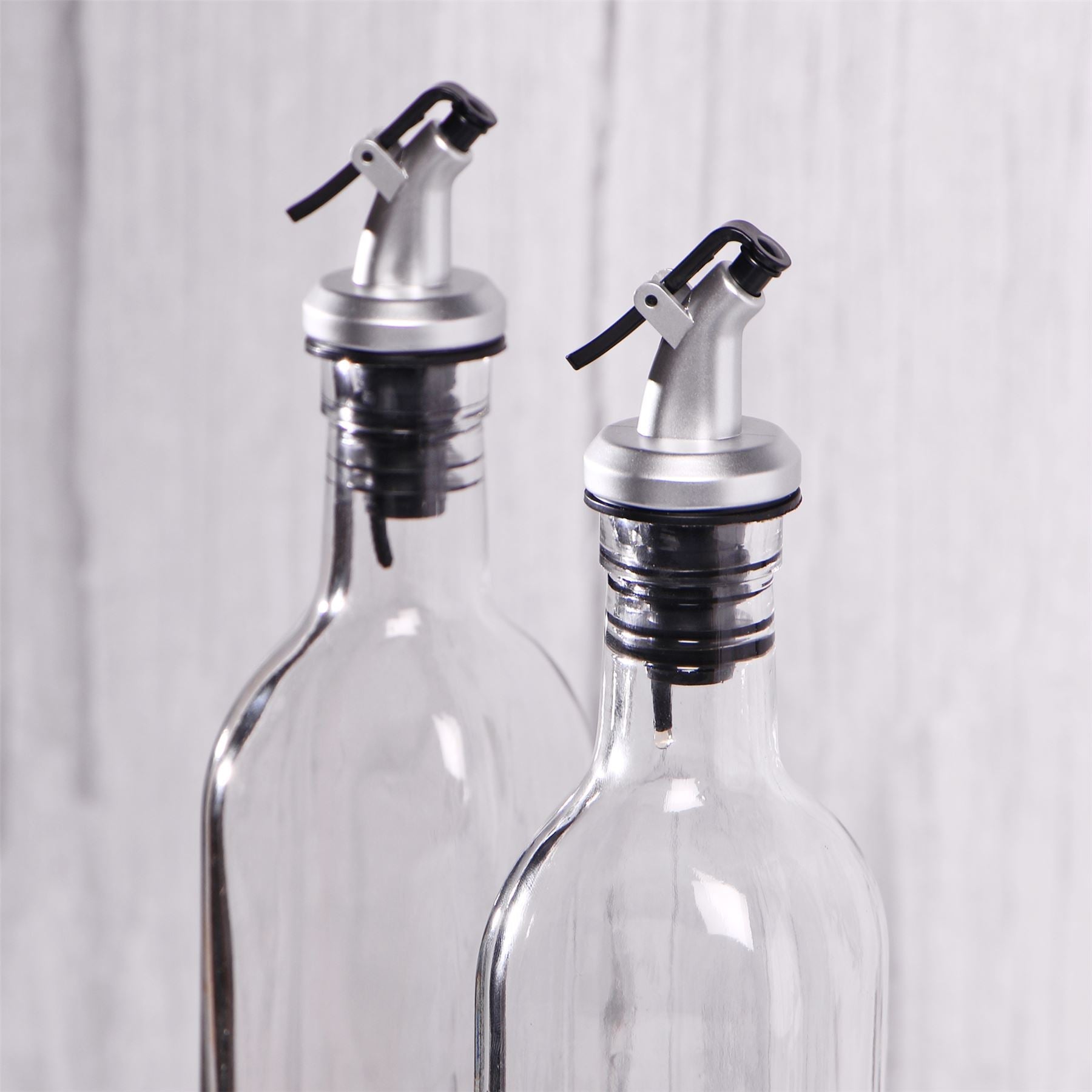 Oil and Vinegar Dispenser Bottles - 500ml Pack of 4 | M&W	