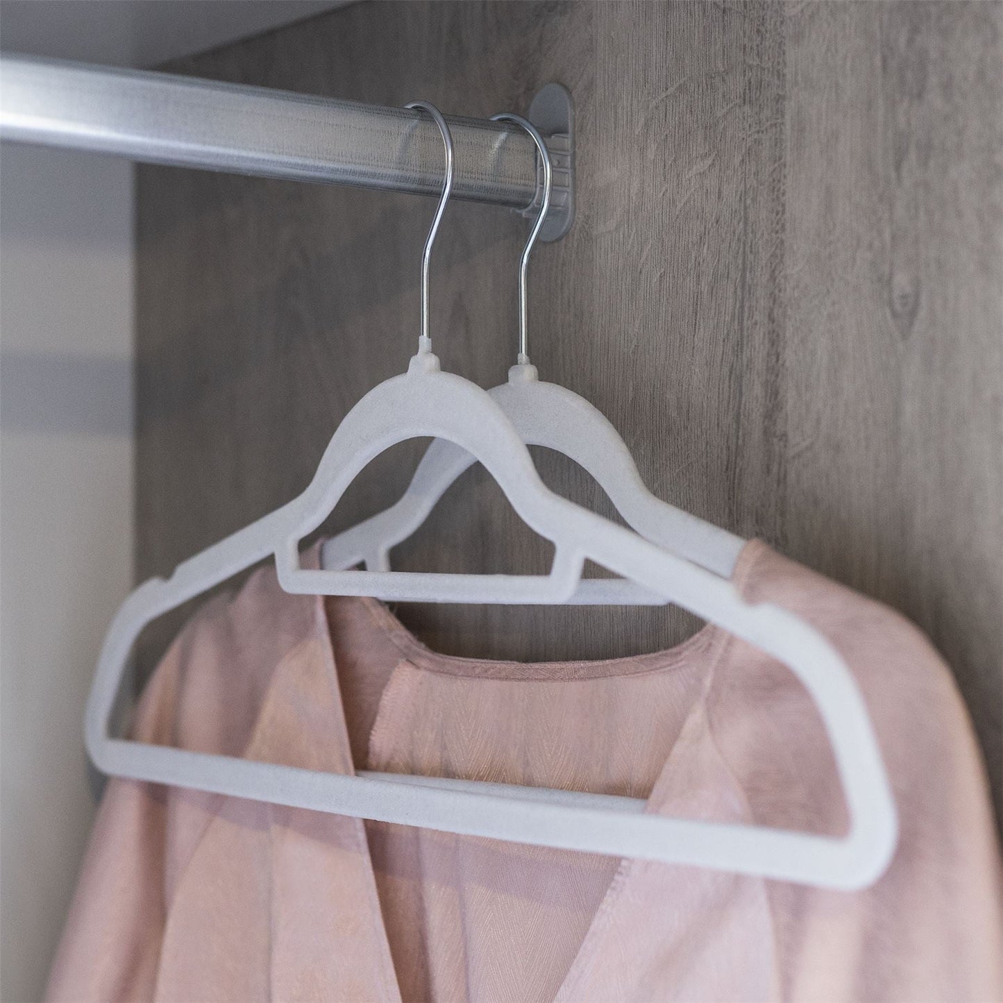 Velvet Coat Hangers Grey - Pack of 50 | M&W	