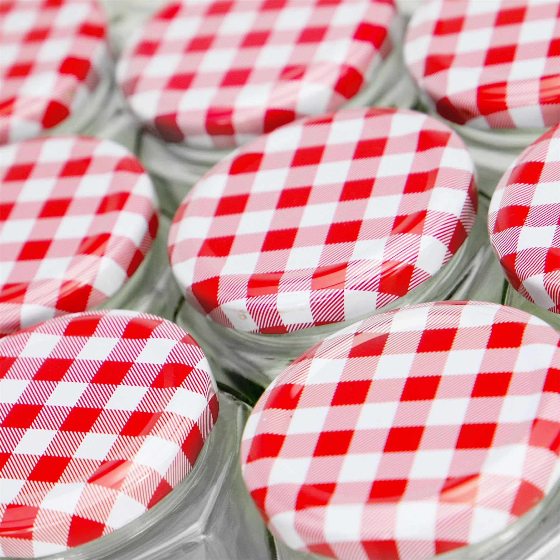 Hexagonal Mouth Glass Jam Jars - Set of 24 | M&W	
