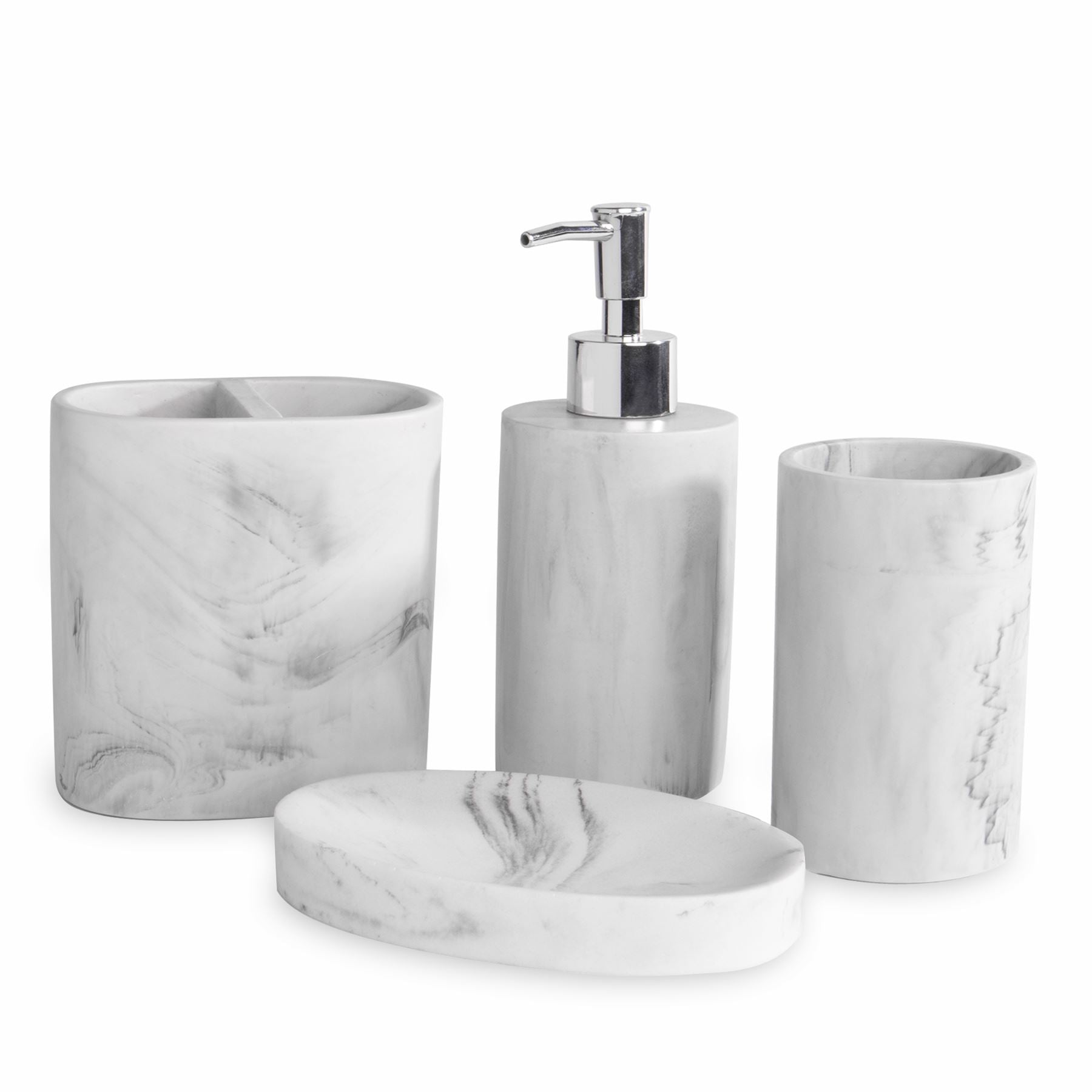 Xbite Ltd Resin Bathroom Set - 4 Piece | M&W – Ginger Ray