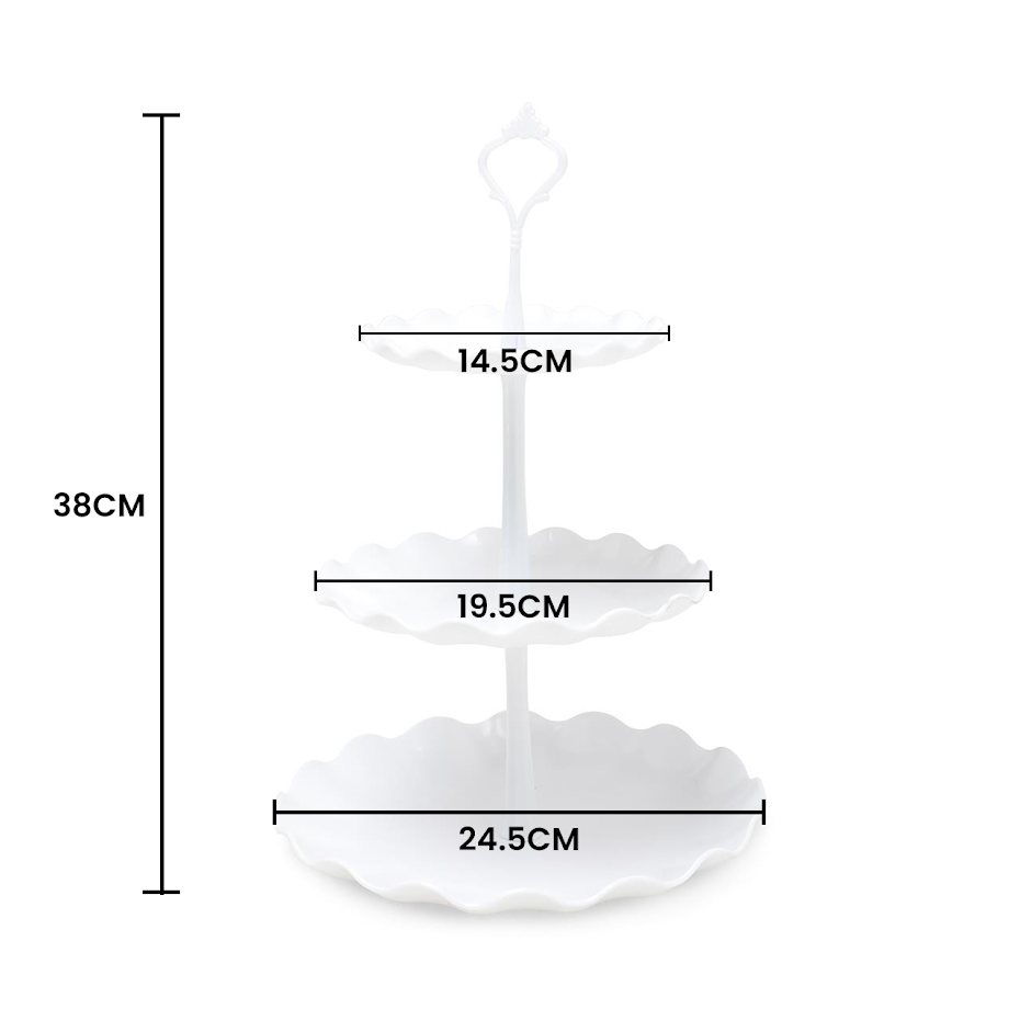 Round Cake Stand & Appetiser Tray Set | Pukkr	