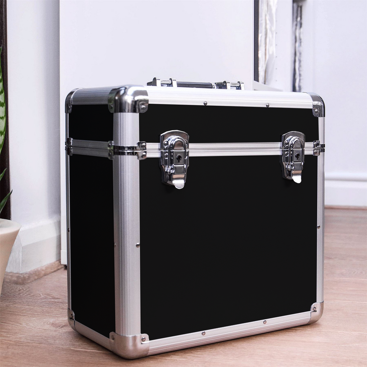 Vinyl LP Record Storage Case - Black | M&W	