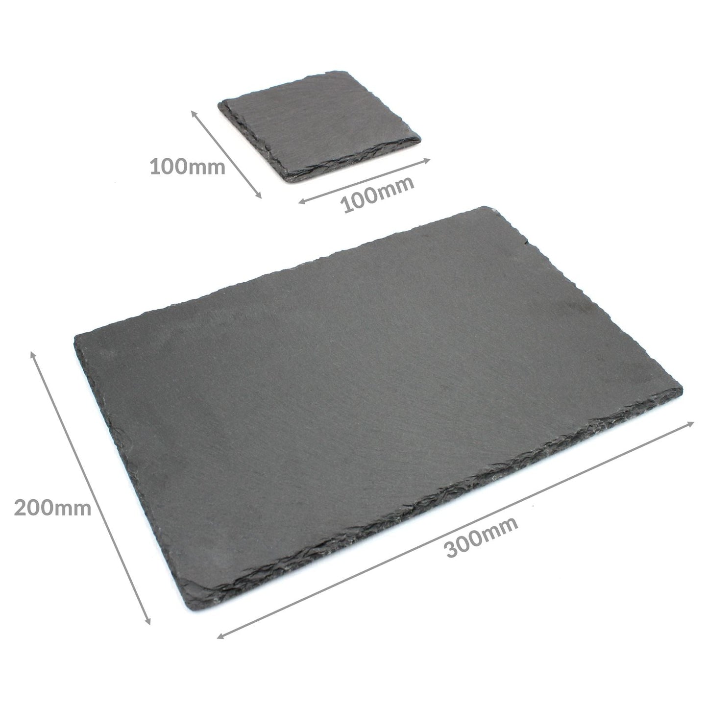 Natural Slate Placemats & Coasters - 12pc | M&W	