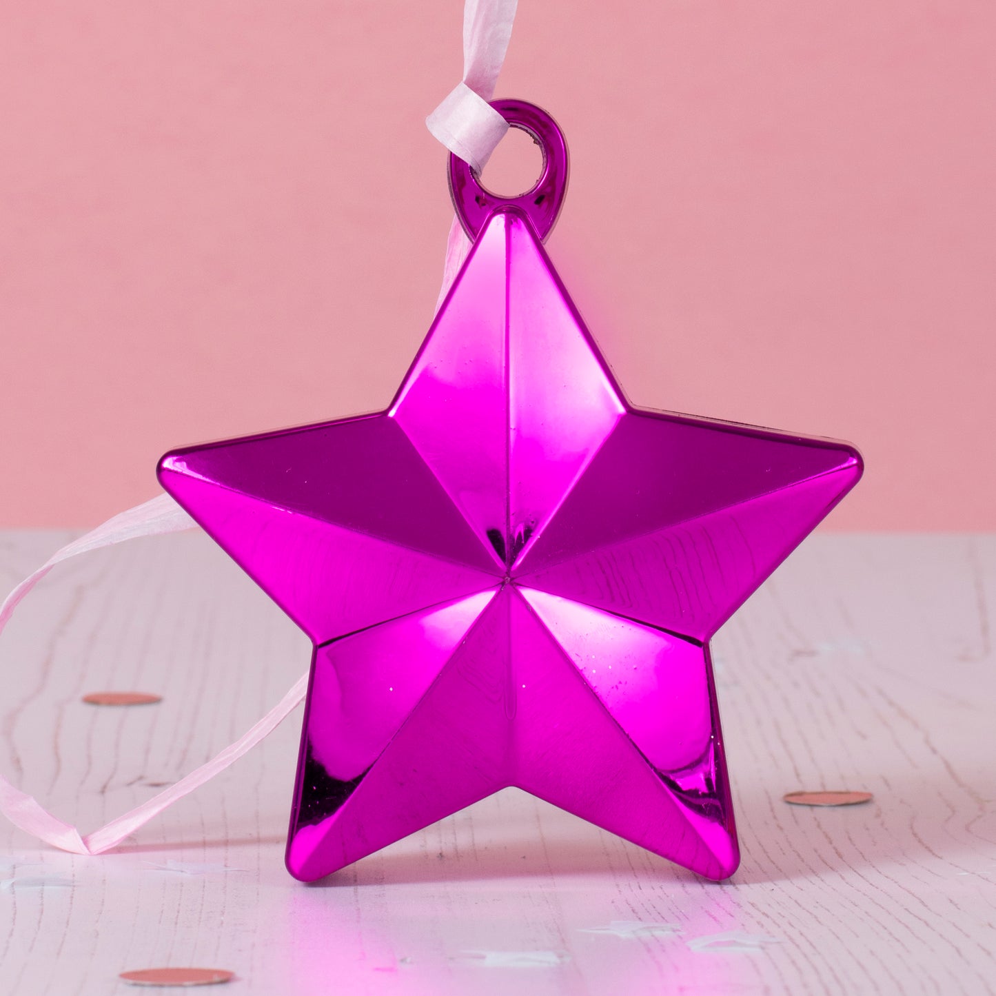 Hot Pink Star Balloon Weight