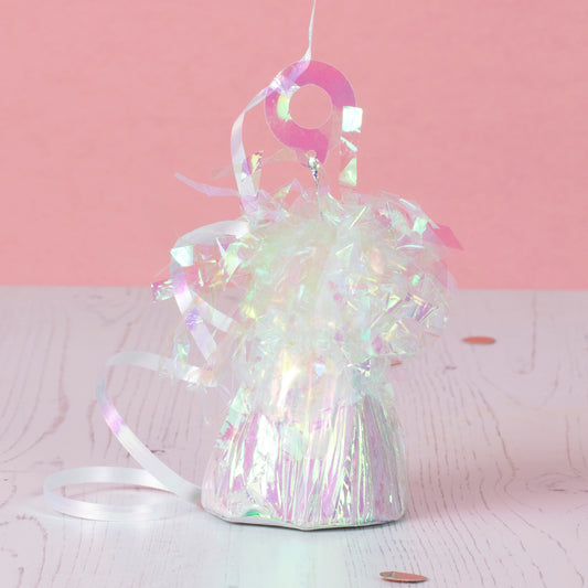 Iridescent Fountain Balloon Weight