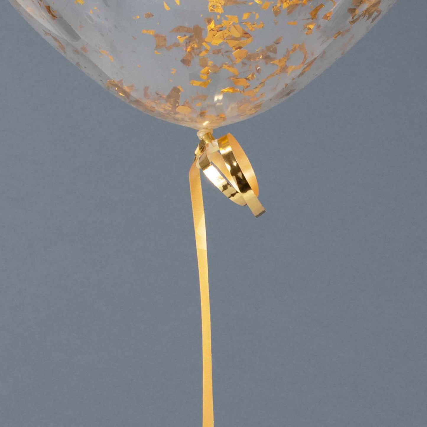 Gold Metallic Curling Balloon Ribbon