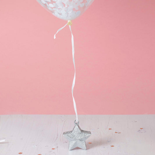 White Raffia Balloon Ribbon