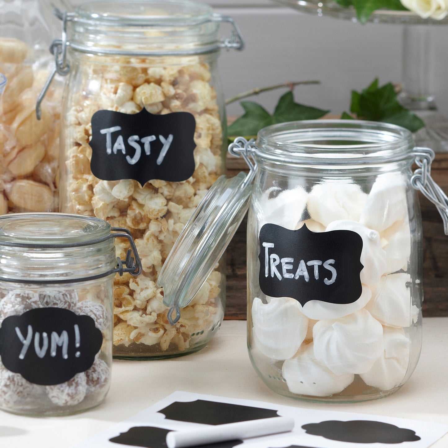 Chalk Board Sticker Labels - Vintage Affair