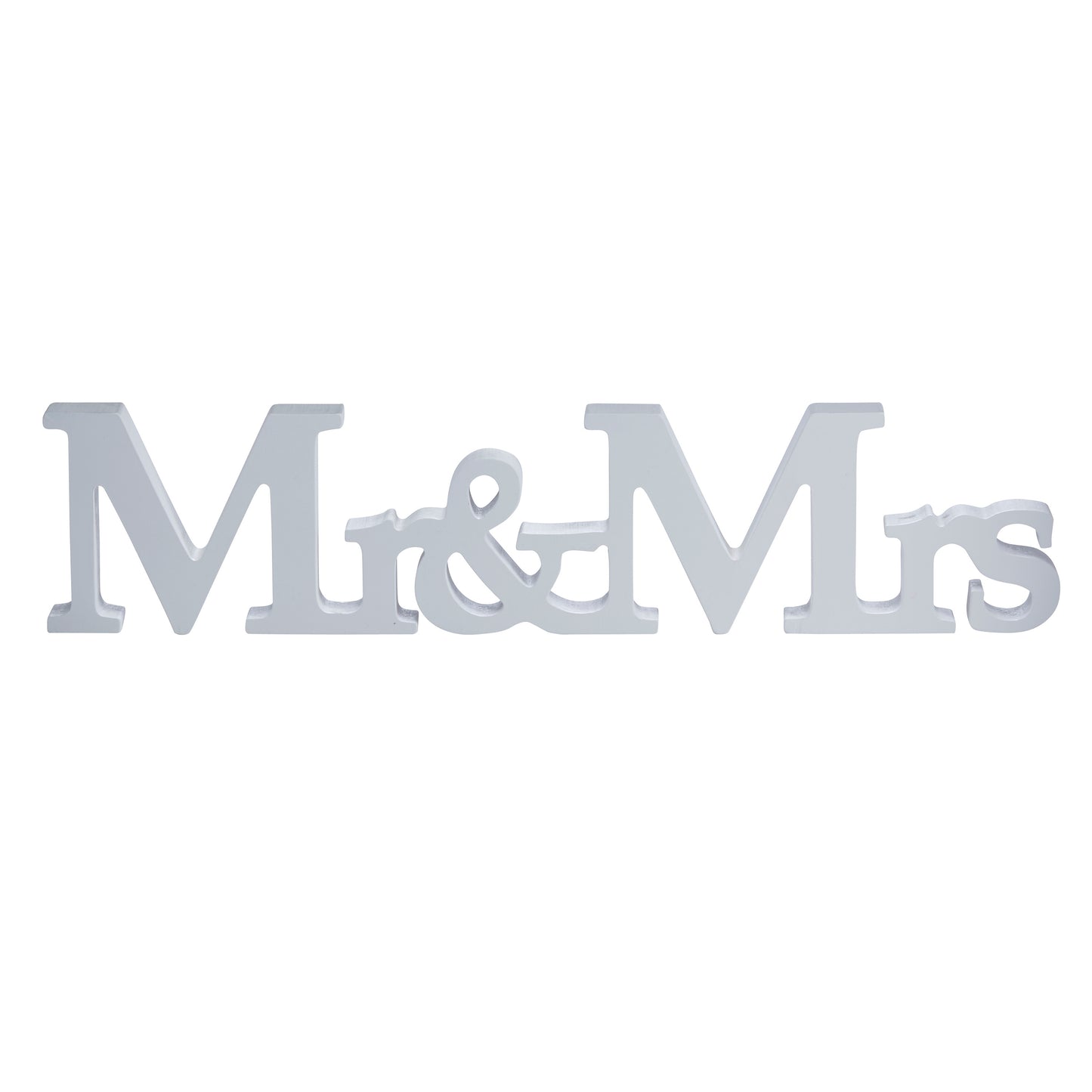 Mr & Mrs Freestanding Wooden Sign - Vintage Affair