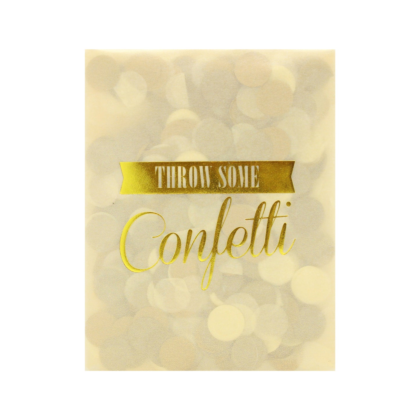 Gold Wedding Confetti Envelopes