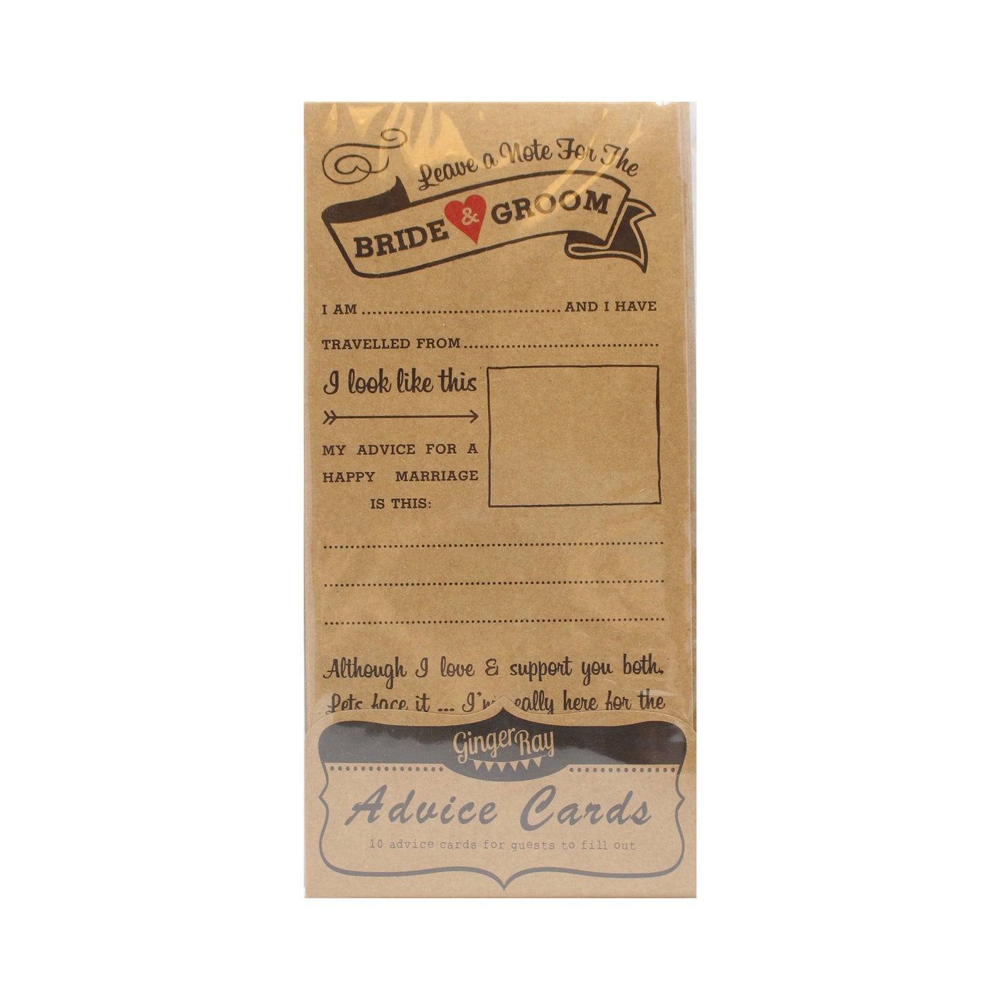 Advice For The Bride & Groom Cards