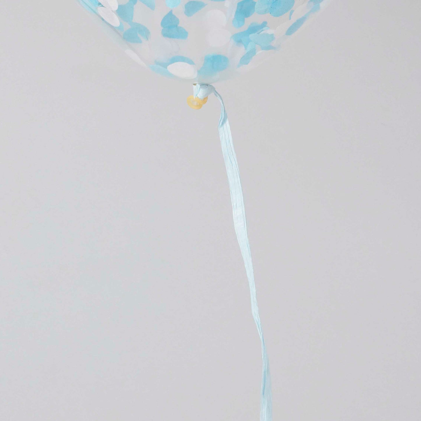 Blue Raffia Balloon Ribbon