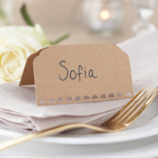 Place Cards - Plain Kraft - Vintage Affair