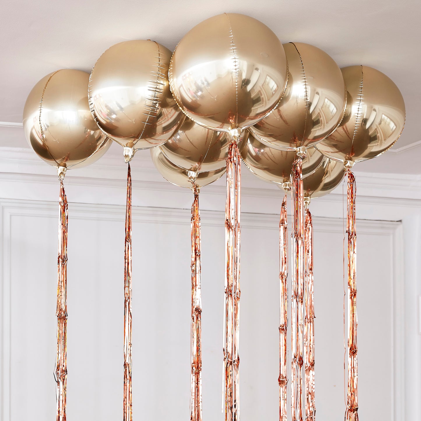 Gold Foil Orb Balloons