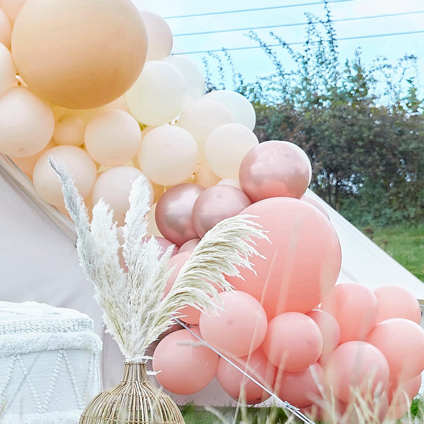 Luxe Peach, Nude And Rose Gold Balloon Arch Kit