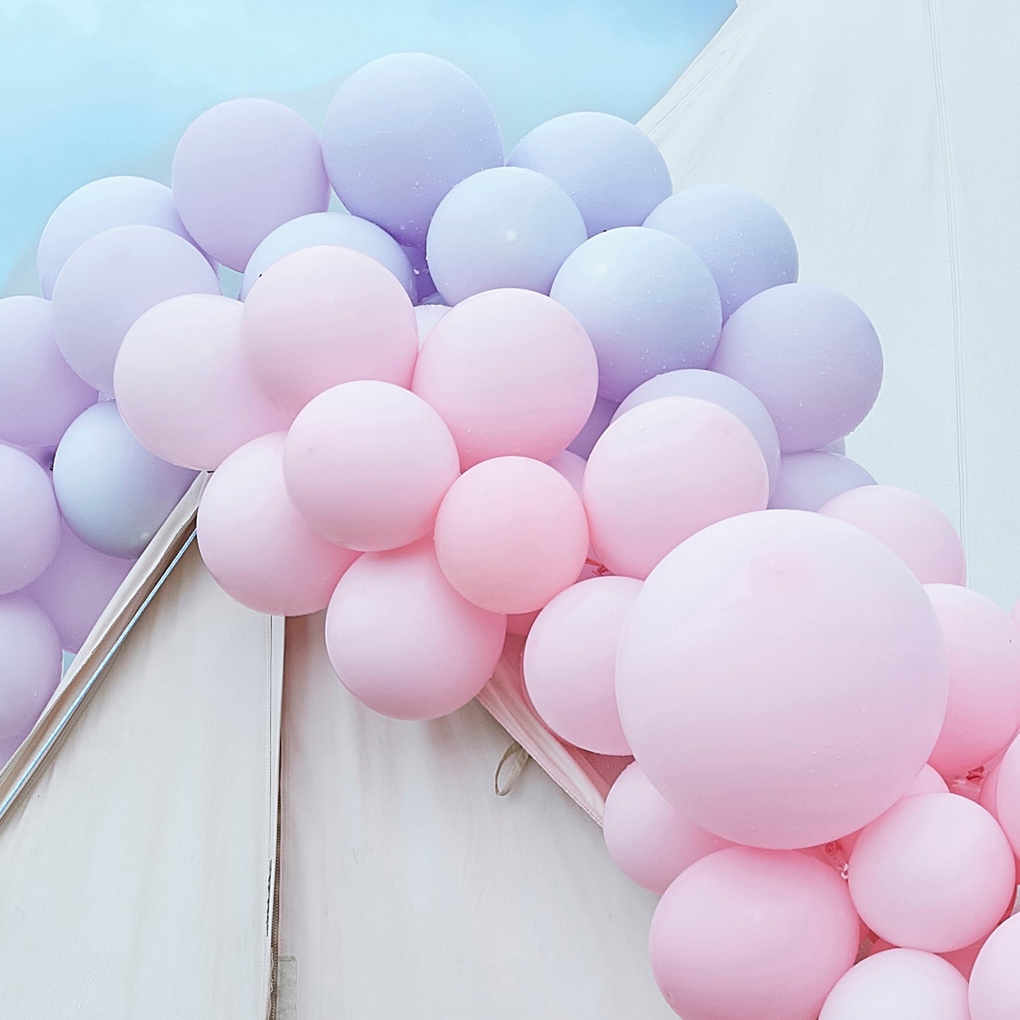 Luxe Pastel Pink and Purple Balloon Arch Kit
