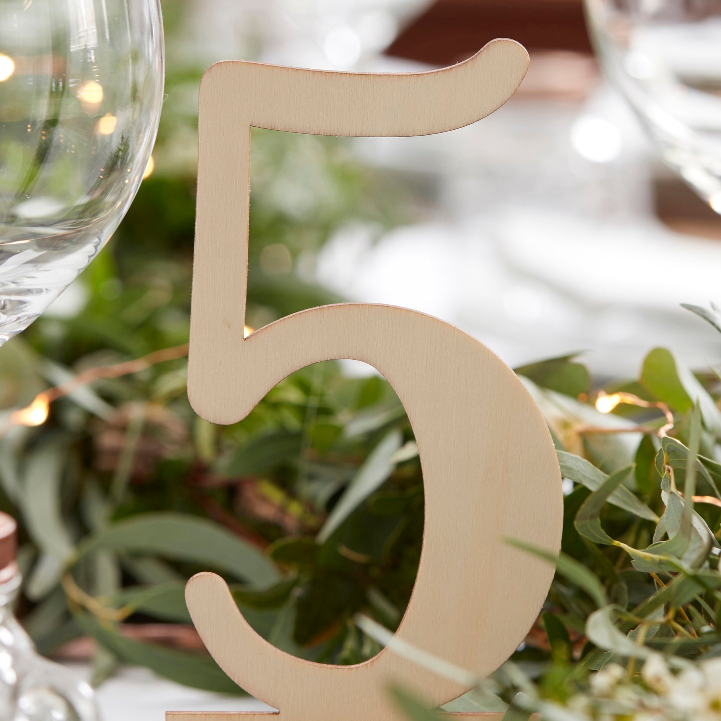 Wooden Wedding Table Numbers 1 - 12
