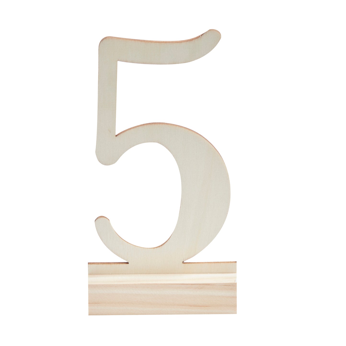 Wooden Wedding Table Numbers 1 - 12