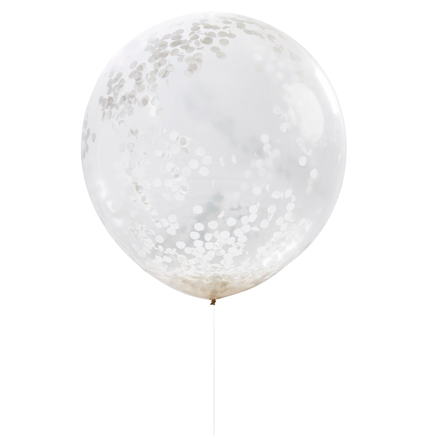 Giant White Confetti Balloons