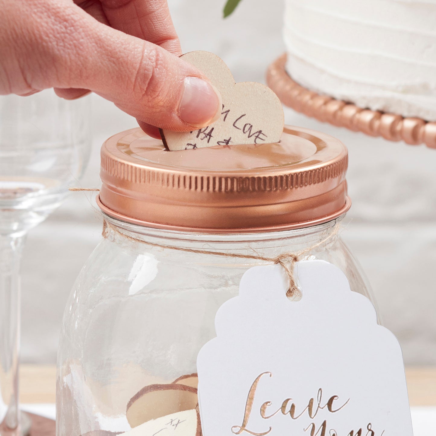 Wish Jar Wedding Guest Book Alternative