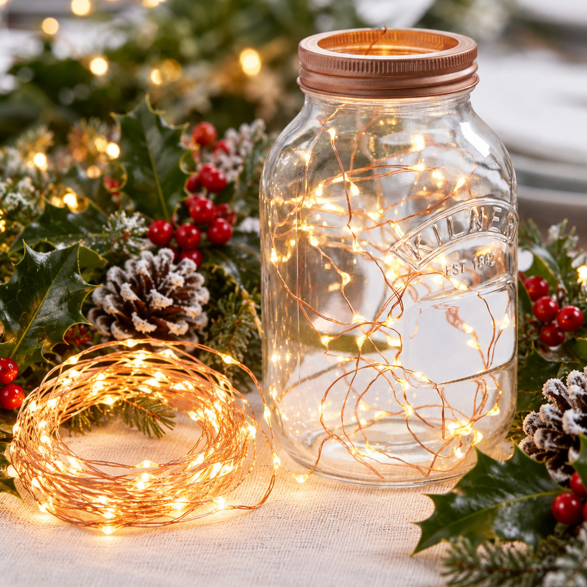 Rose Gold LED String Lights