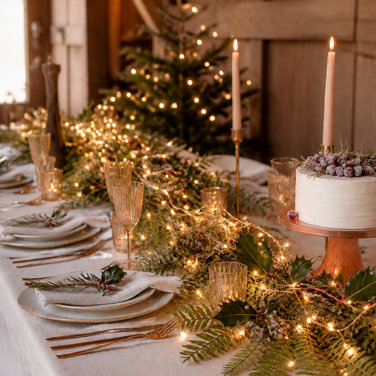 Rose Gold LED String Lights