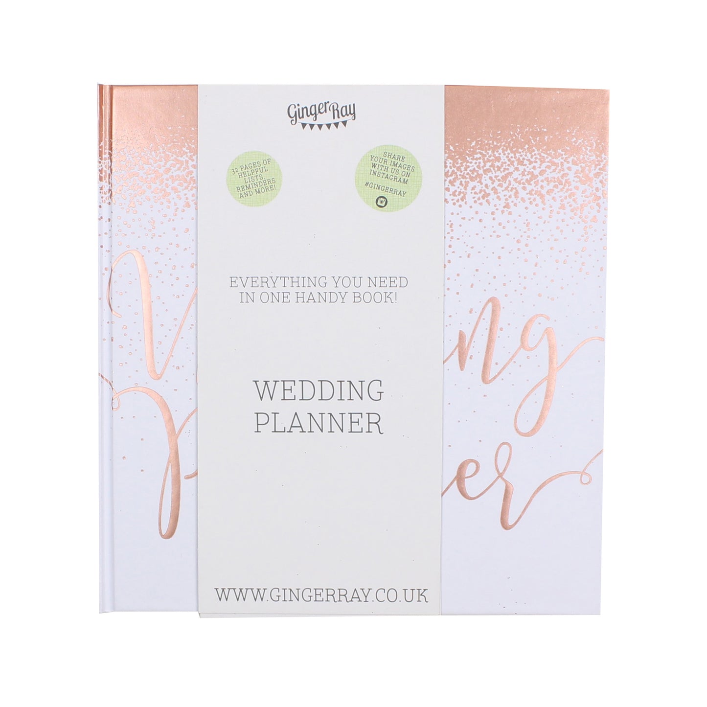 Rose Gold Wedding Planner Book