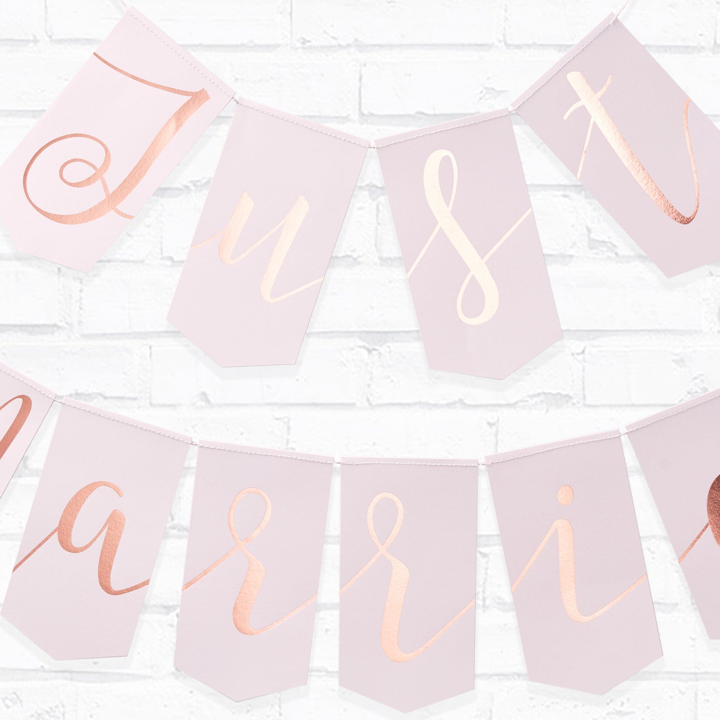 Just Married Flag Bunting