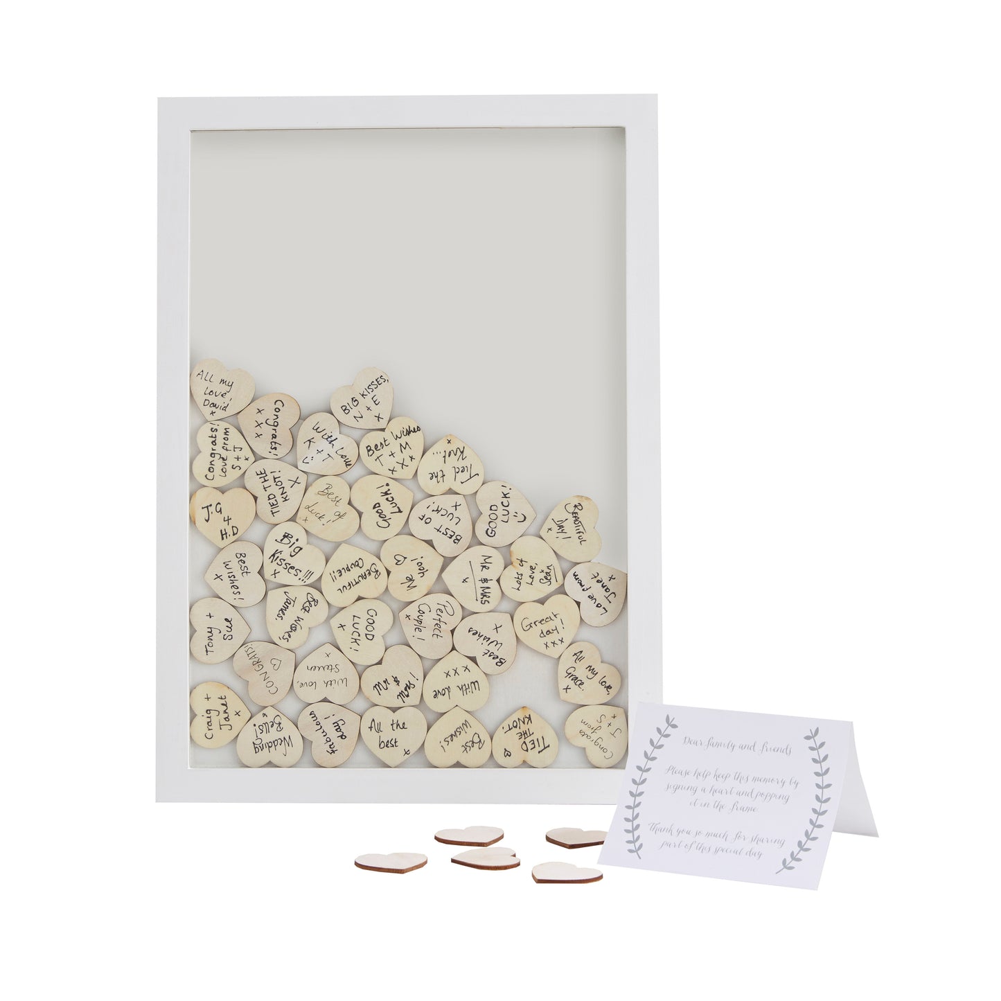 Drop Top Frame Guest Book Alternative