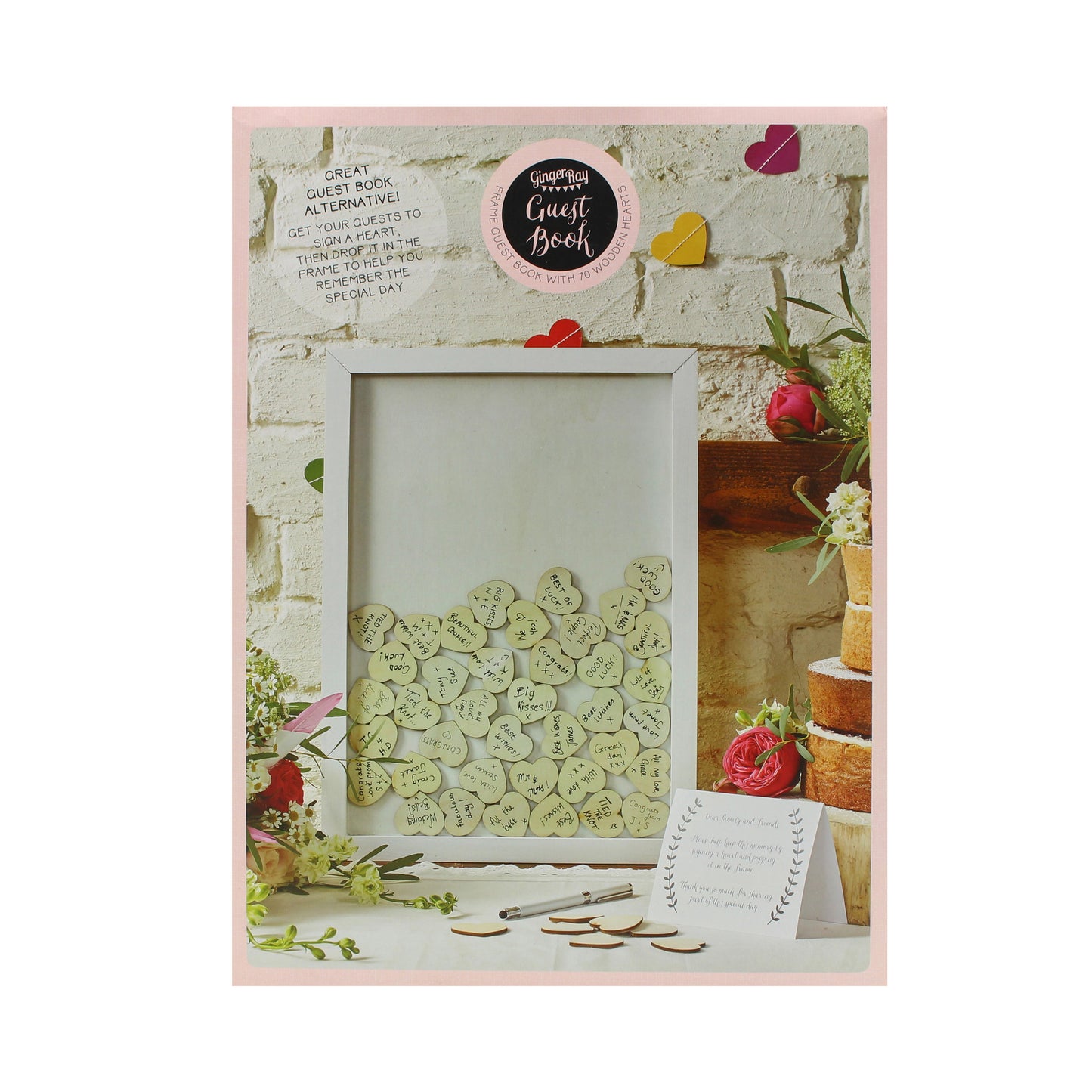 Drop Top Frame Guest Book Alternative