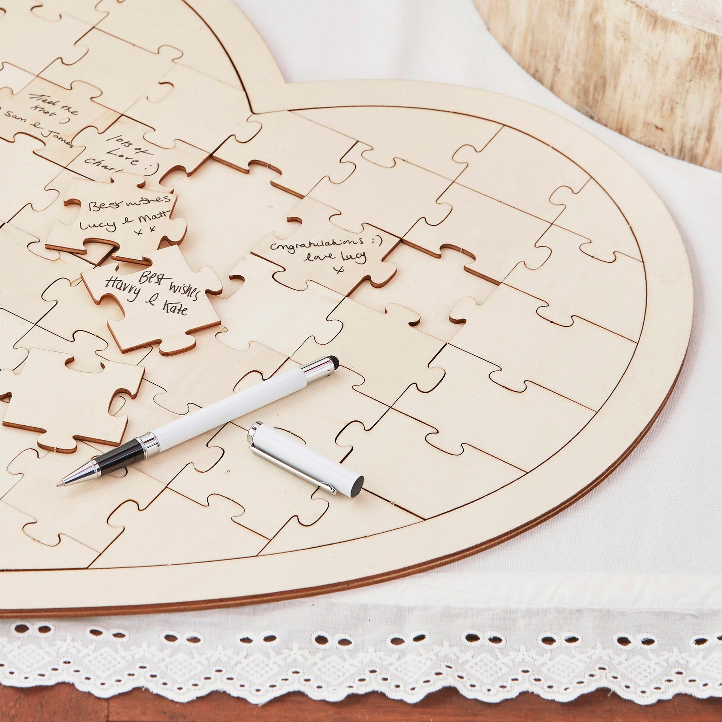Jigsaw Wedding Guest Book Alternative
