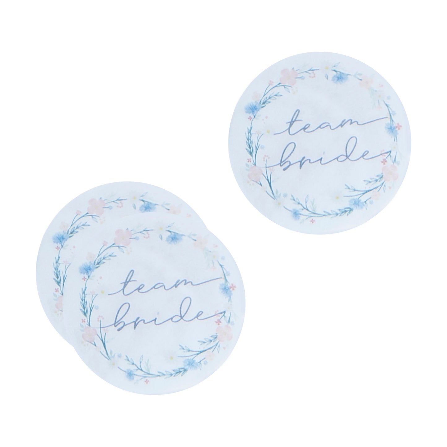 Boho Team Bride Edible Drink Topper