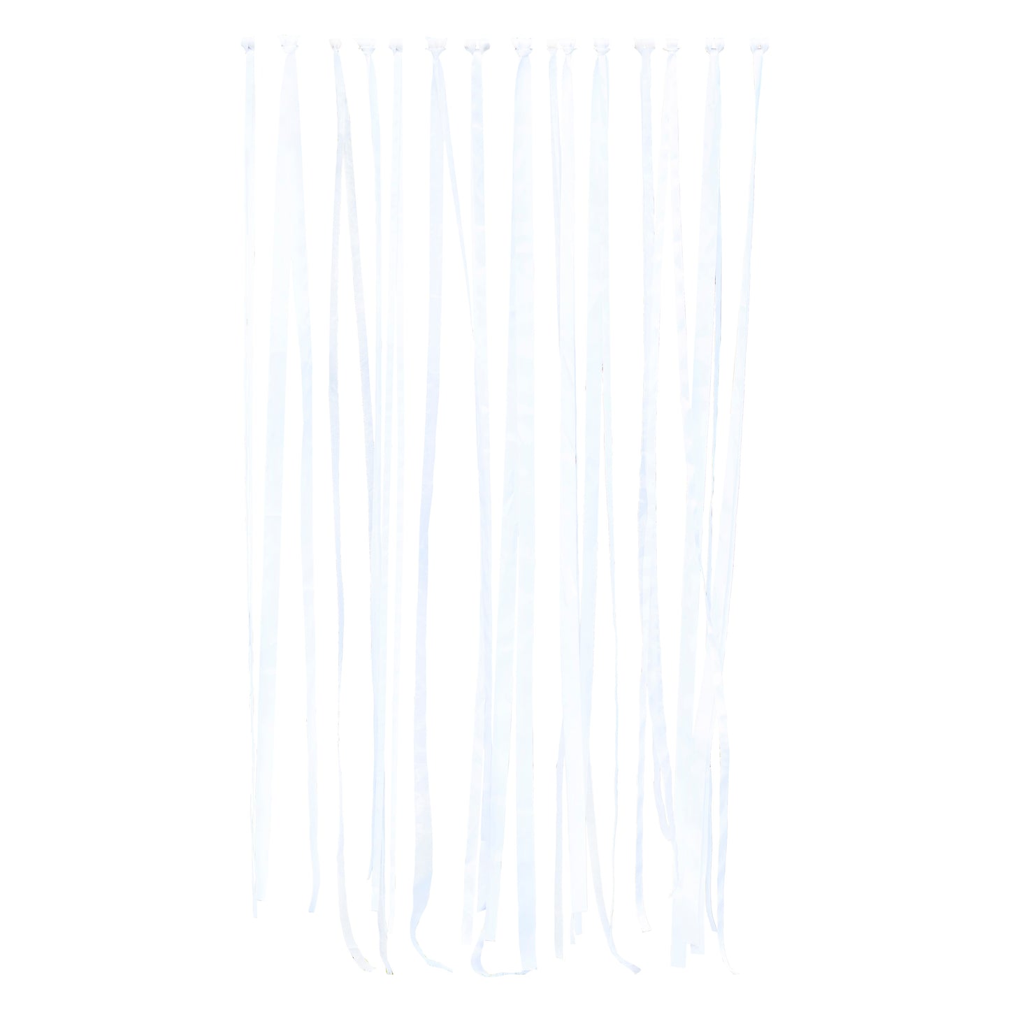 White Ribbon Hanging Wedding Backdrop